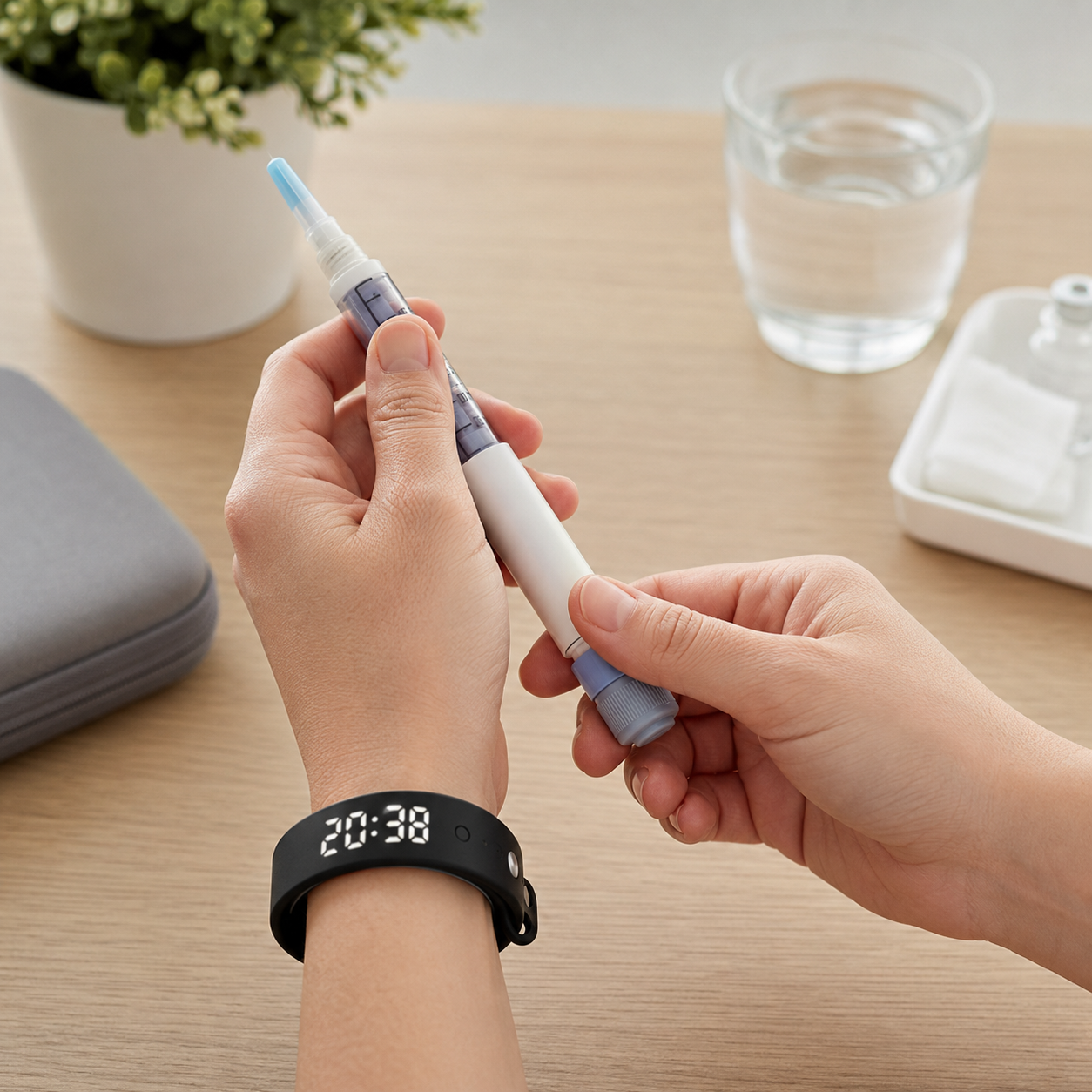 MediTime Trilarmband – Stille medicatieherinnering op je pols