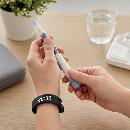 MediTime Trilarmband – Stille medicatieherinnering op je pols