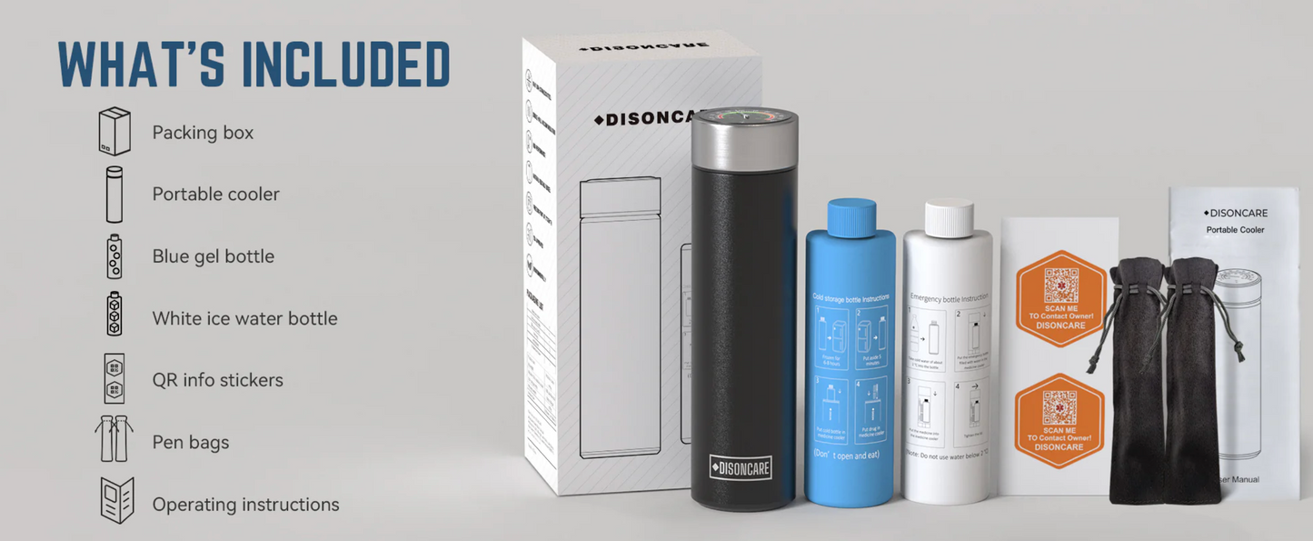 MediCool Pro - Hardcase Insuline Koeler | Tot 48 Uur Koeling