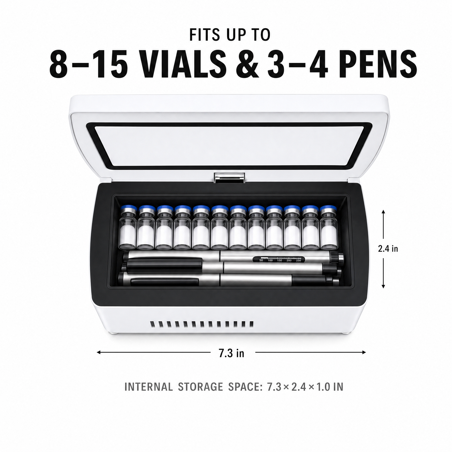 PeptiCool - Elektrische Peptide & Insuline Koeler met Touchscreen